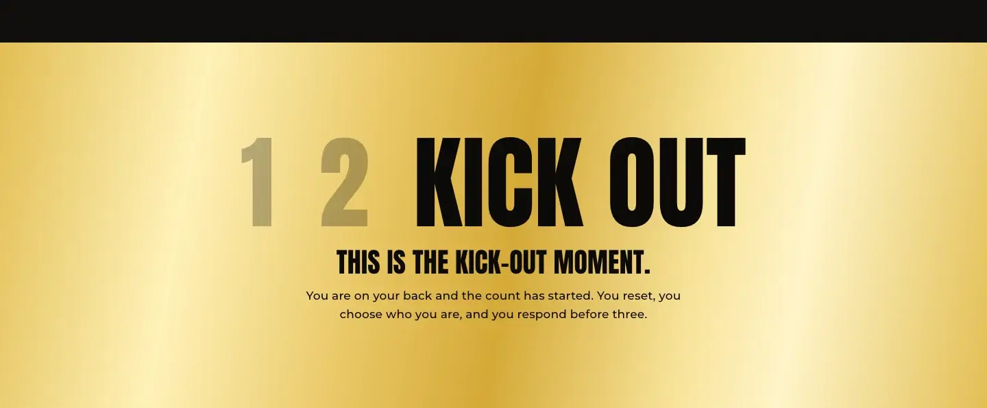1, 2, kick out: the kick-out moment from the Champion’s Identity
